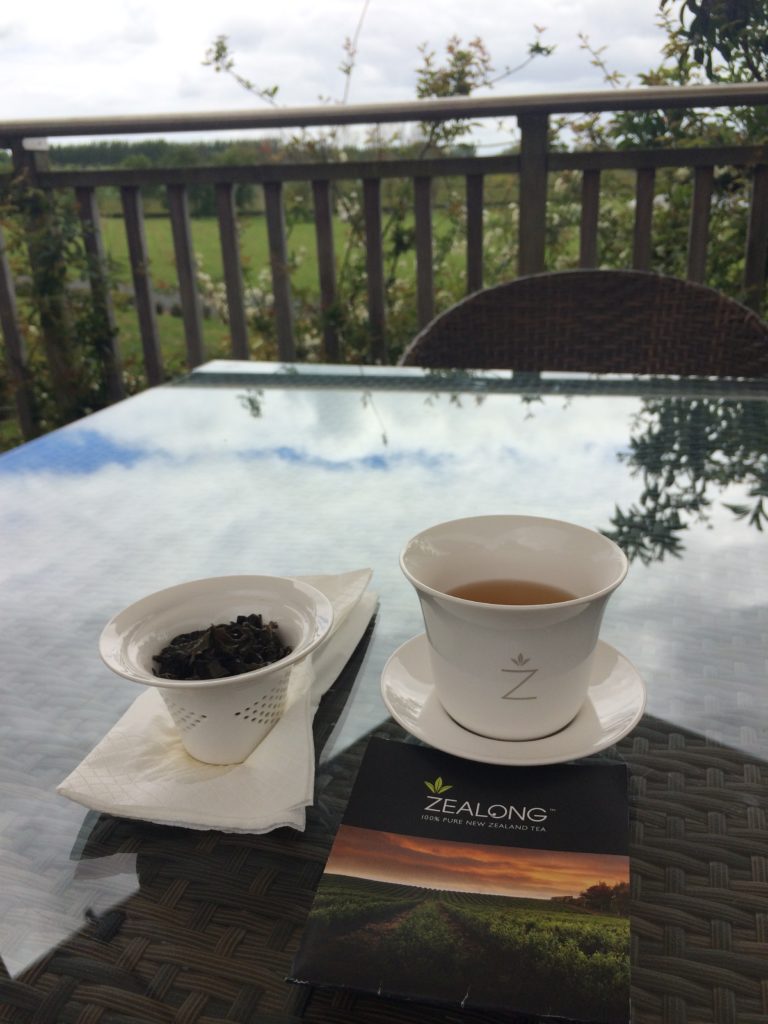 Zealong kinda tea on the terrace