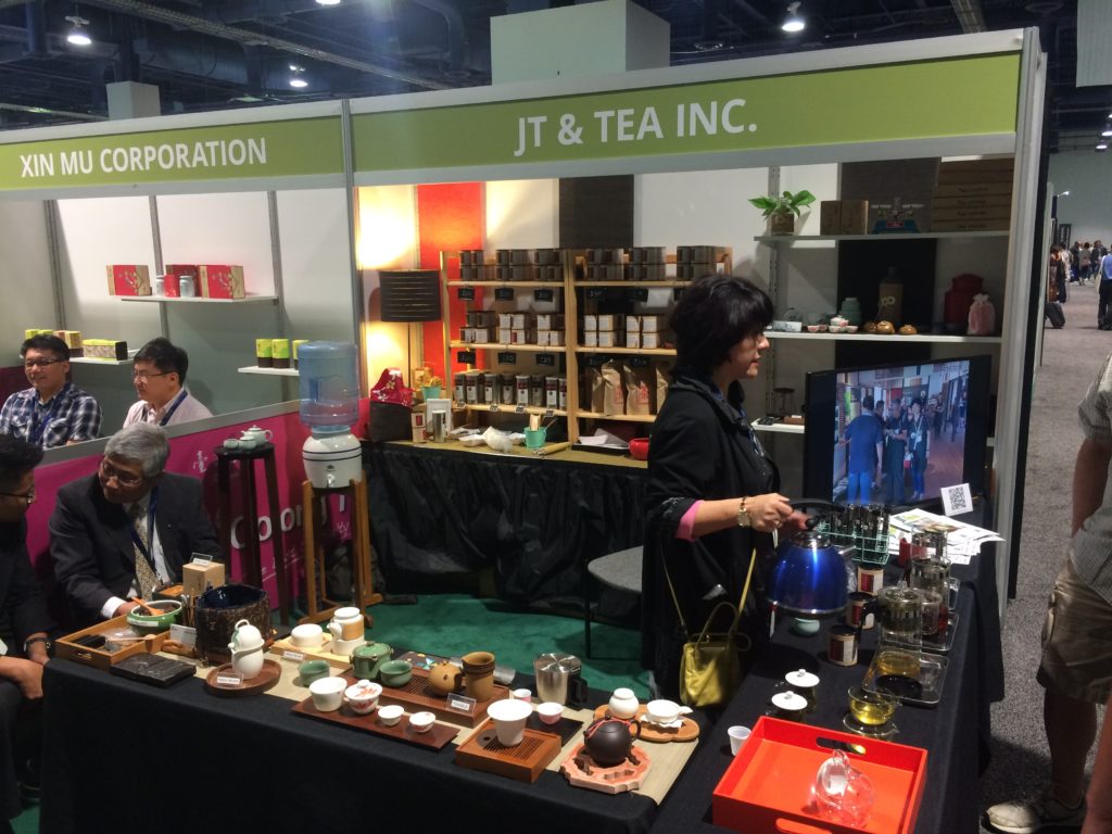 World Tea Expo: Typischer Aussteller vor Ort